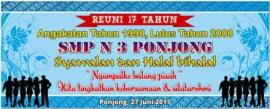 Alumni Tahun 2000 SMP 3 Ponjong Rencanakan Reuni