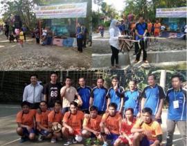 Peresmian Lapangan Volly Baru, Karang Taruna Selonjono Gelar Turnamen