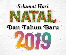 Selamat Natal & Tahun Baru 2019