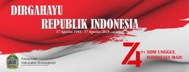 Dirgahayu Republik Indonesia ke-74