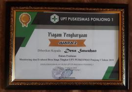 Desa Siaga Sawahan Menjadi Juara II Monev Desa Siaga UPT Puskesmas Ponjong I