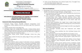 Pengumuman Seleksi Calon Pamong Kalurahan Sawahan