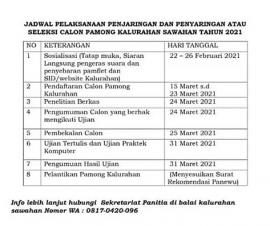 Besok Pagi, Mulai Dibuka Pendaftaran Seleksi Calon Dukuh Jatisari