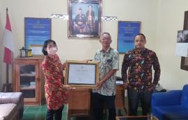 Kalurahan Sawahan Menerima Penghargaan Desa Cinta Statistik 2021 dari BPS Republik Indonesia