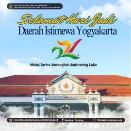 Selamat Hari Jadi DIY Ke-271 Tahun